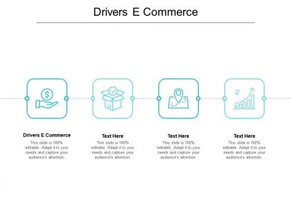 Drivers e commerce ppt powerpoint presentation infographic template guide cpb
