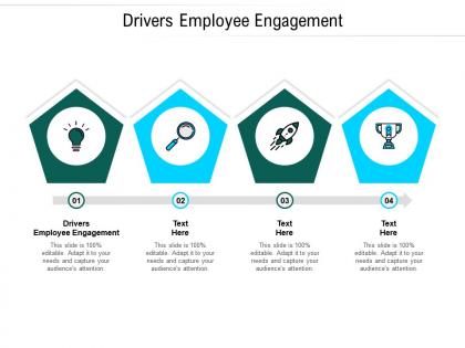 Drivers employee engagement ppt powerpoint presentation designs cpb