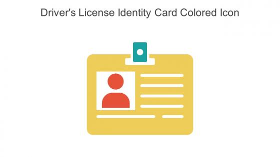 Drivers License Identity Card Colored Icon In Powerpoint Pptx Png And Editable Eps Format