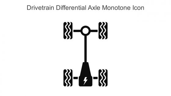 Drivetrain Differential Axle Monotone Icon In Powerpoint Pptx Png And Editable Eps Format