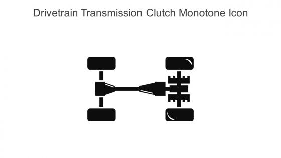Drivetrain Transmission Clutch Monotone Icon In Powerpoint Pptx Png And Editable Eps Format