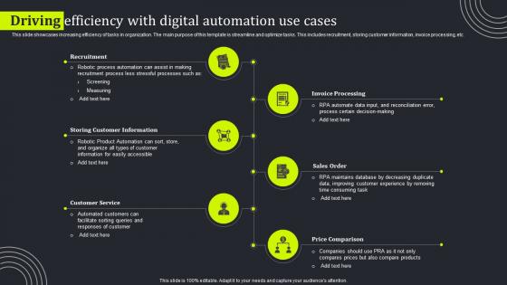 Driving Efficiency With Digital Automation Use Cases