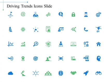 Driving trends icons slide growth k3 ppt powerpoint presentation visual aids
