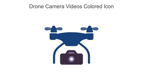 Drone Camera Videos Colored Icon In Powerpoint Pptx Png And Editable Eps Format