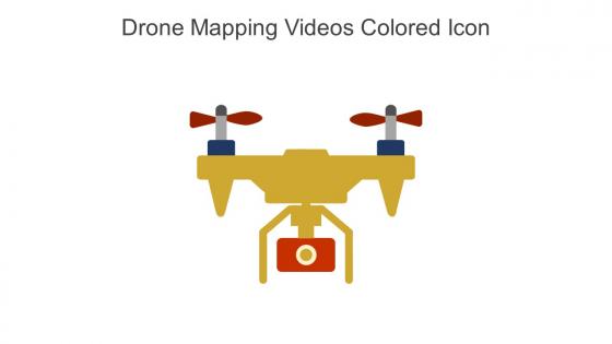 Drone Mapping Videos Colored Icon In Powerpoint Pptx Png And Editable Eps Format