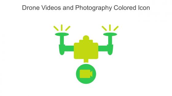 Drone Videos And Photography Colored Icon In Powerpoint Pptx Png And Editable Eps Format