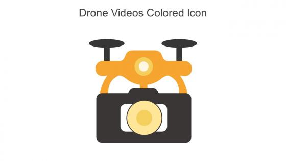 Drone Videos Colored Icon In Powerpoint Pptx Png And Editable Eps Format