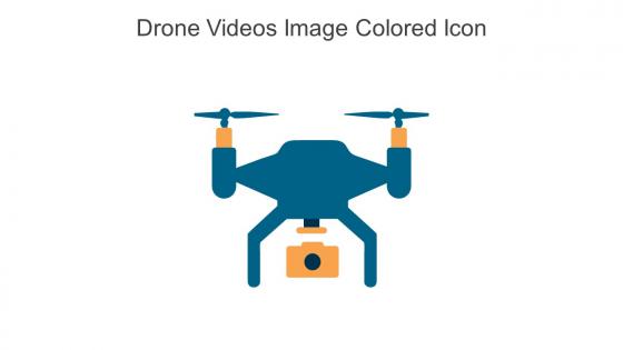 Drone Videos Image Colored Icon In Powerpoint Pptx Png And Editable Eps Format