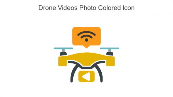 Drone Videos Photo Colored Icon In Powerpoint Pptx Png And Editable Eps Format