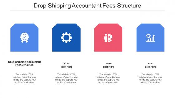 Drop shipping accountant fees structure ppt powerpoint presentation infographics grid cpb
