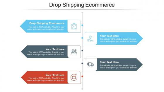 Drop shipping ecommerce ppt powerpoint presentation icon demonstration cpb