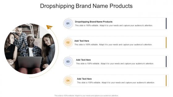 Dropshipping Brand Name Products In Powerpoint And Google Slides Cpb