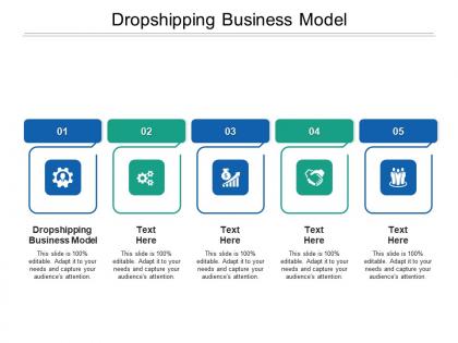 Dropshipping business model ppt powerpoint presentation infographics graphics download cpb