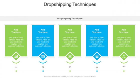 Dropshipping Techniques In Powerpoint And Google Slides Cpb