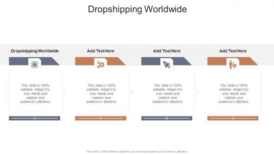 Dropshipping Worldwide In Powerpoint And Google Slides Cpb