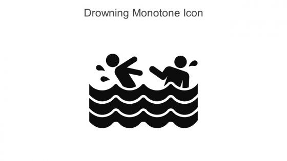Drowning Monotone Icon In Powerpoint Pptx Png And Editable Eps Format
