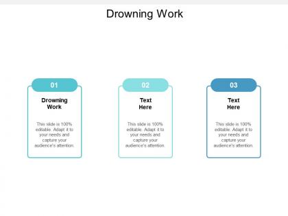 Drowning work ppt powerpoint presentation infographic template layout ideas cpb