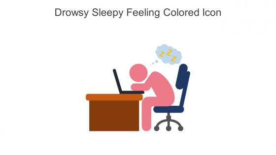 Drowsy Sleepy Feeling Colored Icon In Powerpoint Pptx Png And Editable Eps Format