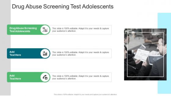 Drug Abuse Screening Test Adolescents In Powerpoint And Google Slides Cpb