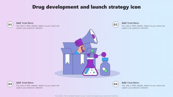 Drug Development And Launch Strategy Icon