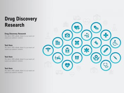 Drug discovery research ppt powerpoint presentation icon design inspiration
