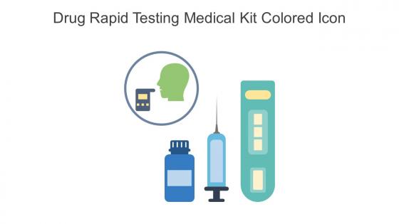 Drug Rapid Testing Medical Kit Colored Icon In Powerpoint Pptx Png And Editable Eps Format