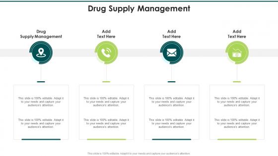Drug Supply Management In Powerpoint And Google Slides Cpb