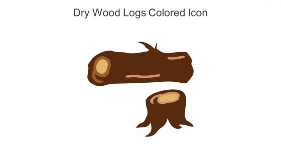 Dry Wood Logs Colored Icon In Powerpoint Pptx Png And Editable Eps Format