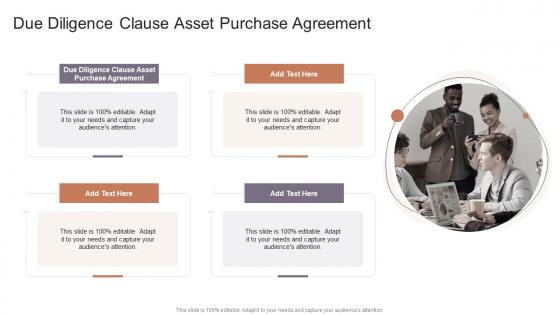 Due Diligence Clause Asset Purchase Agreement In Powerpoint And Google Slides Cpb