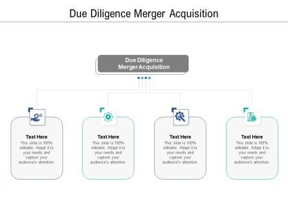 Due diligence merger acquisition ppt powerpoint presentation infographics cpb