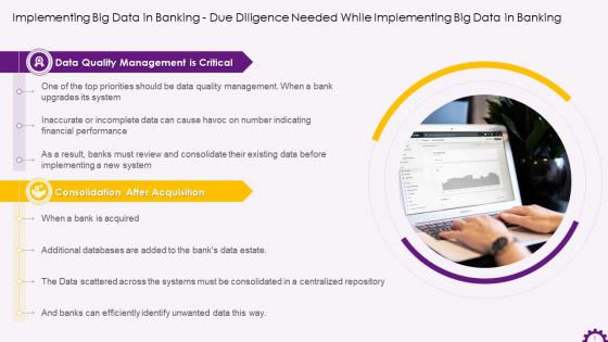 Due Diligence Needed While Implementing Big Data In Banking Training Ppt