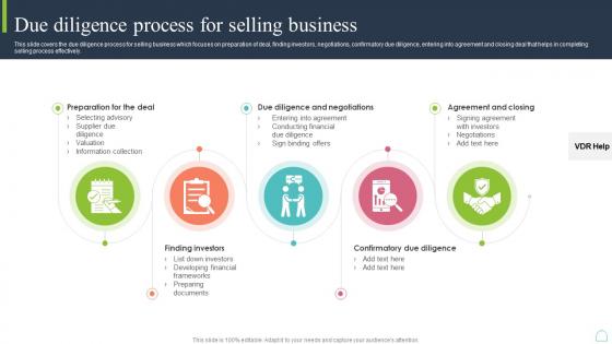 Due Diligence Process For Selling Business