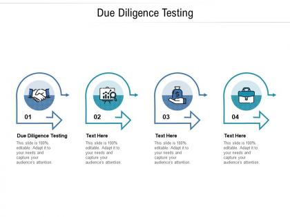 Due diligence testing ppt powerpoint presentation styles themes cpb