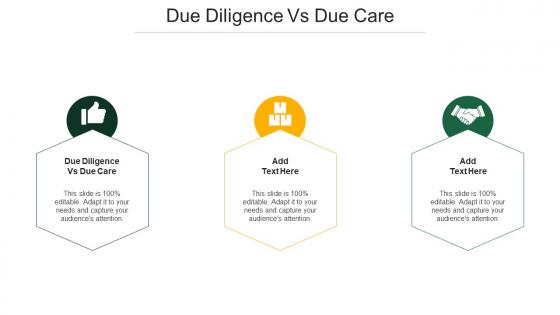 Due Diligence Vs Due Care Ppt Powerpoint Presentation Ideas File Formats Cpb