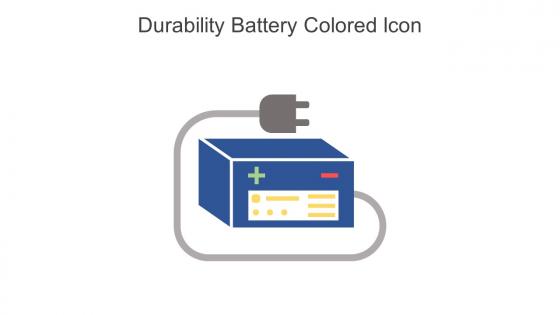 Durability Battery Colored Icon In Powerpoint Pptx Png And Editable Eps Format