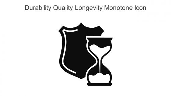 Durability Quality Longevity Monotone Icon In Powerpoint Pptx Png And Editable Eps Format