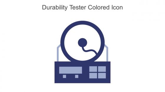 Durability Tester Colored Icon In Powerpoint Pptx Png And Editable Eps Format