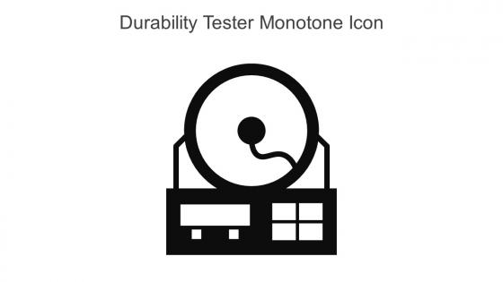 Durability Tester Monotone Icon In Powerpoint Pptx Png And Editable Eps Format