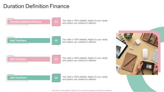 Duration Definition Finance In Powerpoint And Google Slides Cpb