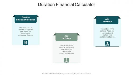 Duration Financial Calculator In Powerpoint And Google Slides Cpb
