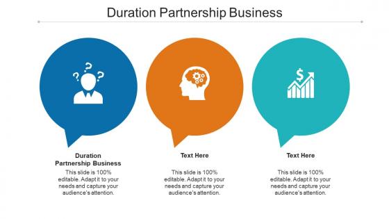 Duration partnership business ppt powerpoint presentation gallery graphics design cpb