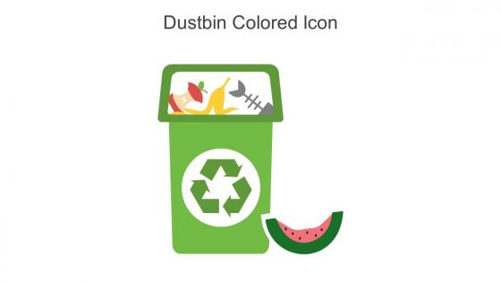 Dustbin Colored Icon In Powerpoint Pptx Png And Editable Eps Format