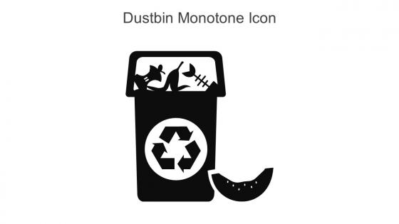 Dustbin Monotone Icon In Powerpoint Pptx Png And Editable Eps Format