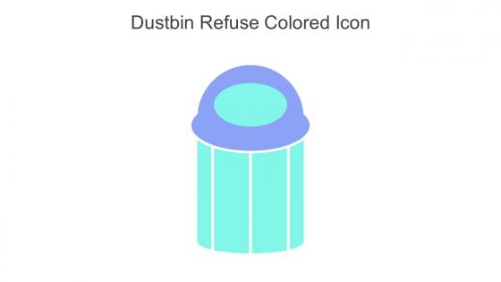 Dustbin Refuse Colored Icon In Powerpoint Pptx Png And Editable Eps Format