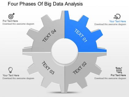 Dv four phases of big data analysis powerpoint template