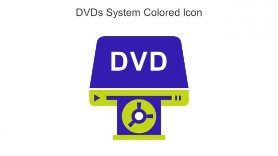 DVDs System Colored Icon In Powerpoint Pptx Png And Editable Eps Format