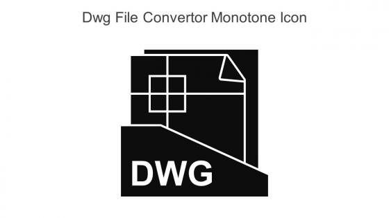 Dwg File Convertor Monotone Icon In Powerpoint Pptx Png And Editable Eps Format