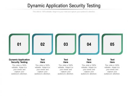 Dynamic application security testing ppt powerpoint presentation summary graphics template cpb