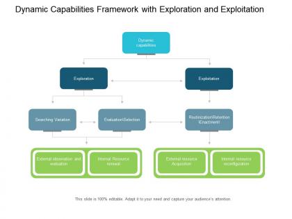 Dynamic capabilities framework with exploration and exploitation