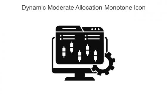 Dynamic Moderate Allocation Monotone Icon In Powerpoint Pptx Png And Editable Eps Format